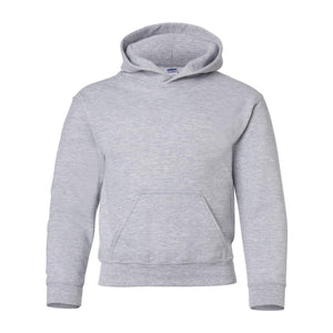 18500B Gildan Heavy Blend™ Youth Hooded Sweatshirt Sport Grey