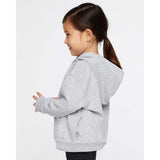 3326 Rabbit Skins Toddler Pullover Fleece Hoodie Heather