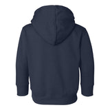 3326 Rabbit Skins Toddler Pullover Fleece Hoodie Navy