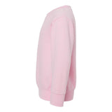 3317 Rabbit Skins Toddler Fleece Crewneck Sweatshirt Pink