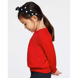 3317 Rabbit Skins Toddler Fleece Crewneck Sweatshirt Red