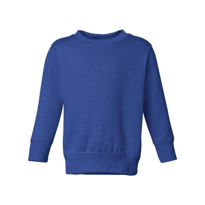 3317 Rabbit Skins Toddler Fleece Crewneck Sweatshirt Royal