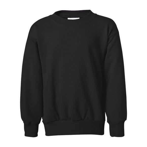 P360 Hanes Ecosmart® Youth Crewneck Sweatshirt Black