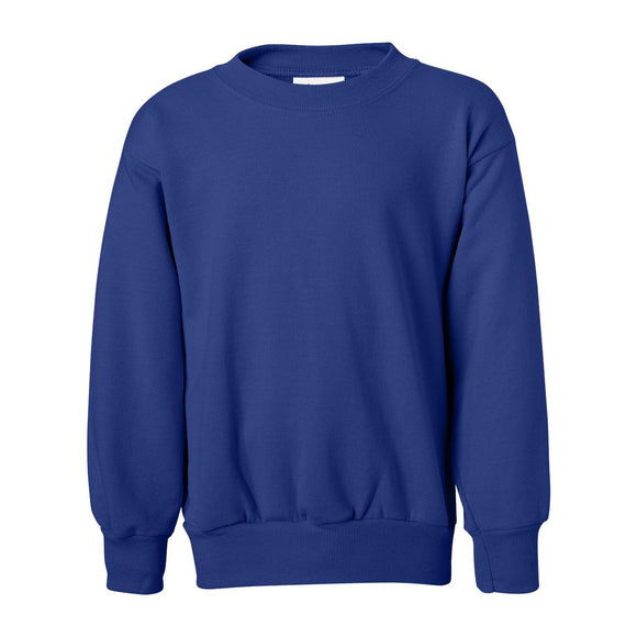 P360 Hanes Ecosmart® Youth Crewneck Sweatshirt Deep Royal