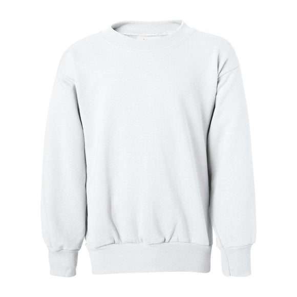 P360 Hanes Ecosmart® Youth Crewneck Sweatshirt White