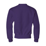 562BR JERZEES NuBlend® Youth Crewneck Sweatshirt Deep Purple