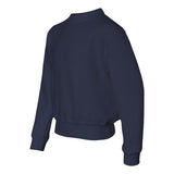 562BR JERZEES NuBlend® Youth Crewneck Sweatshirt J. Navy