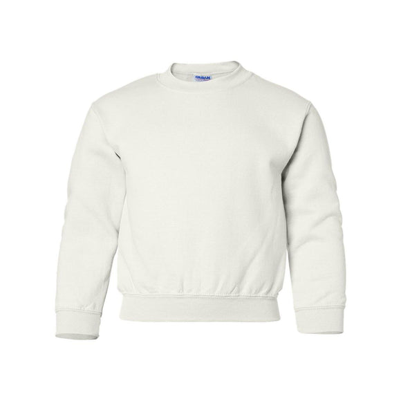 18000B Gildan Heavy Blend™ Youth Sweatshirt White