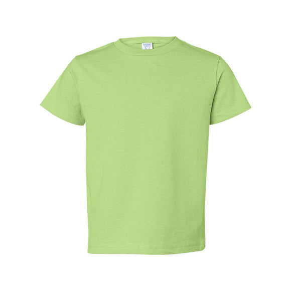 3301J Rabbit Skins Juvy Short Sleeve T-Shirt Key Lime