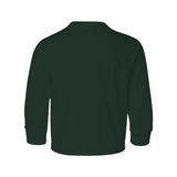 29BLR JERZEES Dri-Power® Youth Long Sleeve 50/50 T-Shirt Forest Green