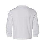 29BLR JERZEES Dri-Power® Youth Long Sleeve 50/50 T-Shirt White