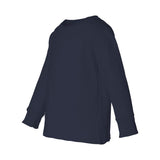 3311 Rabbit Skins Toddler Cotton Jersey Long Sleeve Tee Navy