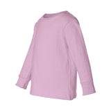 3311 Rabbit Skins Toddler Cotton Jersey Long Sleeve Tee Pink