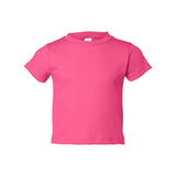 3301T Rabbit Skins Toddler Cotton Jersey Tee Hot Pink