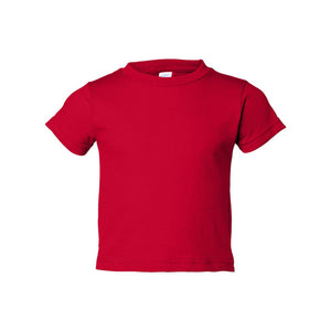 3301T Rabbit Skins Toddler Cotton Jersey Tee Red