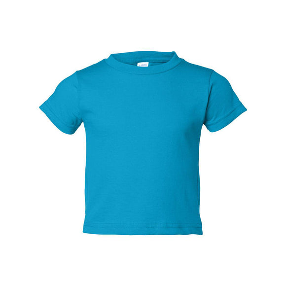 3301T Rabbit Skins Toddler Cotton Jersey Tee Turquoise