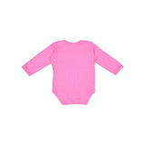 4411 Rabbit Skins Infant Long Sleeve Baby Rib Bodysuit Raspberry