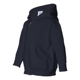 3346 Rabbit Skins Toddler Full-Zip Fleece Hoodie Navy