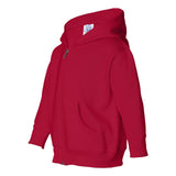 3346 Rabbit Skins Toddler Full-Zip Fleece Hoodie Red