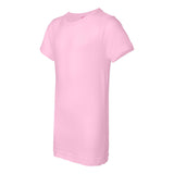 2616 LAT Girls' Fine Jersey Tee Pink