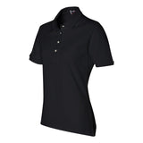 437WR JERZEES Women's Spotshield™ 50/50 Polo Black