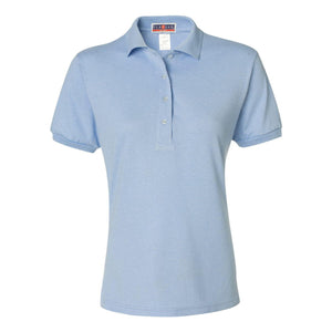 437WR JERZEES Women's Spotshield™ 50/50 Polo Light Blue