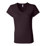 6005 BELLA + CANVAS Women’s Jersey V-Neck Tee Plum