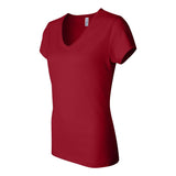 6005 BELLA + CANVAS Women’s Jersey V-Neck Tee Red