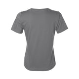 3587 LAT Women's Premium Jersey V-Neck Tee Charcoal