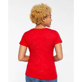 3587 LAT Women's Premium Jersey V-Neck Tee Red