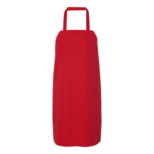 1430 Chef Designs Bib Apron Red