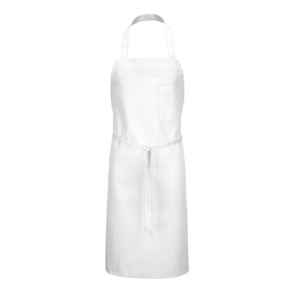 1430 Chef Designs Bib Apron White