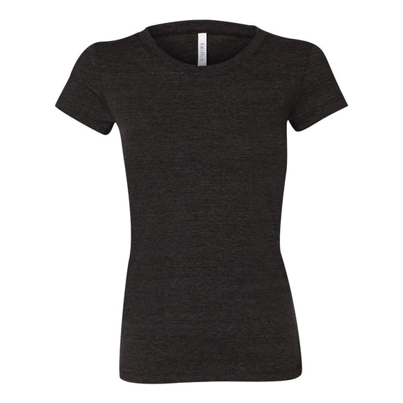 8413 BELLA + CANVAS Women's Triblend Tee Charcoal Black Triblend