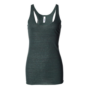 8430 BELLA + CANVAS Women's Triblend Racerback Tank Emerald Triblend