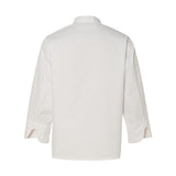 0413 Chef Designs Button Chef Coat with Thermometer Pocket White