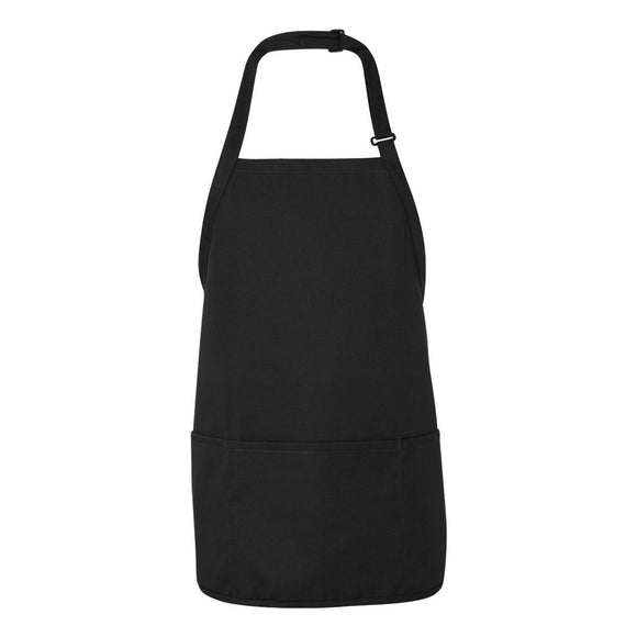 TT32 Chef Designs Short Premium Bib Apron Black