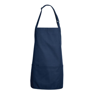 TT32 Chef Designs Short Premium Bib Apron Navy