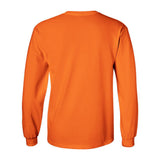 2400 Gildan Ultra Cotton® Long Sleeve T-Shirt Safety Orange