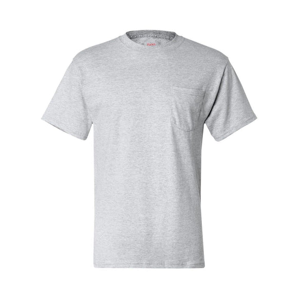 5190 Hanes Beefy-T® Pocket T-Shirt Ash