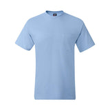 5190 Hanes Beefy-T® Pocket T-Shirt Light Blue