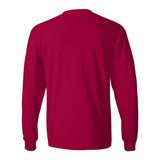 5186 Hanes Beefy-T® Long Sleeve T-Shirt Deep Red