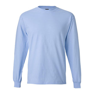 5186 Hanes Beefy-T® Long Sleeve T-Shirt Light Blue