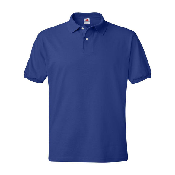 054X Hanes Ecosmart® Jersey Polo Deep Royal