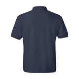 054X Hanes Ecosmart® Jersey Polo Navy