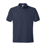 054X Hanes Ecosmart® Jersey Polo Navy