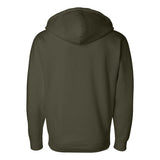 IND4000Z Independent Trading Co. Heavyweight Full-Zip Hooded Sweatshirt Army