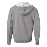 993MR JERZEES NuBlend® Full-Zip Hooded Sweatshirt Oxford