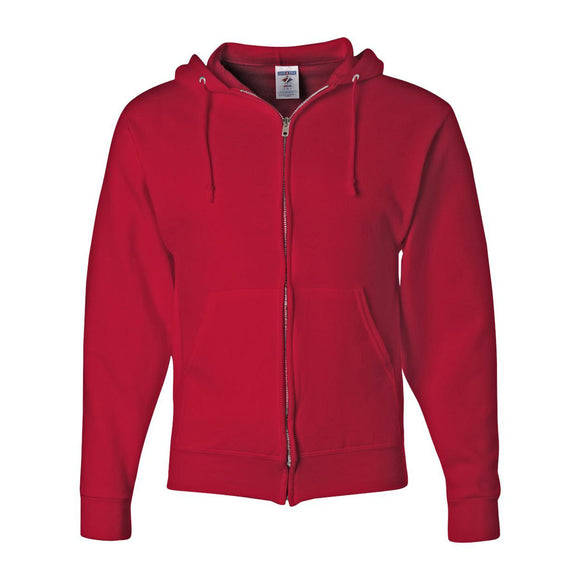 993MR JERZEES NuBlend® Full-Zip Hooded Sweatshirt True Red