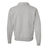 4528MR JERZEES Super Sweats NuBlend® Quarter-Zip Cadet Collar Sweatshirt Oxford