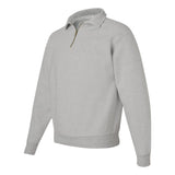 4528MR JERZEES Super Sweats NuBlend® Quarter-Zip Cadet Collar Sweatshirt Oxford